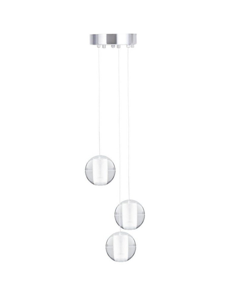 Pendant lamps - Step Into Design STARLIGHT-3 crystal 18 cm Pendant ST-9228-3 - product kolory-swiatla.pl 1