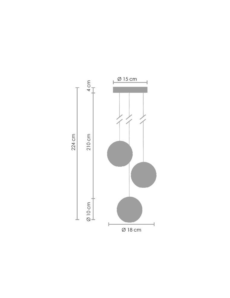 Pendant lamps - Step Into Design STARLIGHT-3 crystal 18 cm Pendant ST-9228-3 - product kolory-swiatla.pl 6