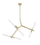 Designer pendant lamps - Step Into Design STICKS-6 Gold Pendant ST-1001-6 Gold - product 1