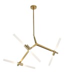 Designer pendant lamps - Step Into Design STICKS-6 Gold Pendant ST-1001-6 Gold - product 2