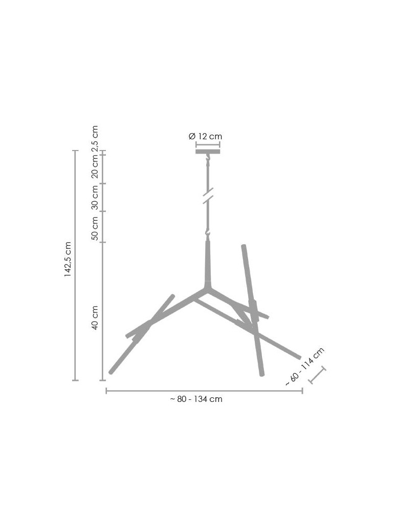 Designer pendant lamps - Step Into Design STICKS-6 Gold Pendant ST-1001-6 Gold - product kolory-swiatla.pl 8