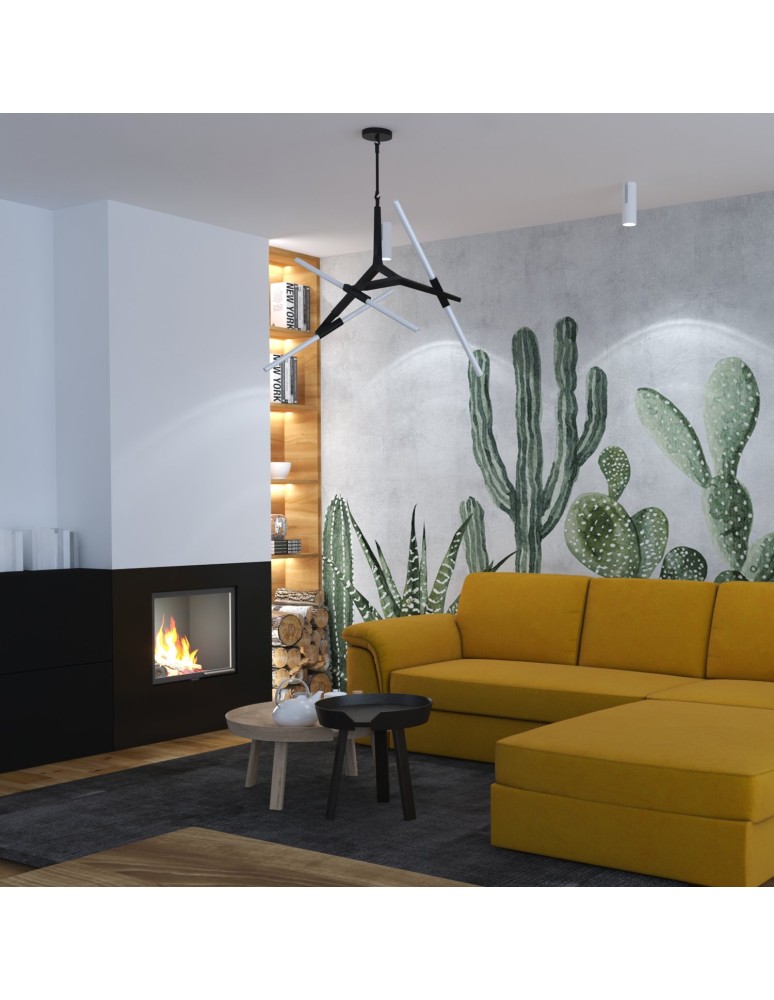 Designer pendant lamps - Step Into Design STICKS-6 Gold Pendant ST-1001-6 Gold - product kolory-swiatla.pl 12