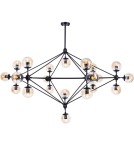 Pendant lamps - Step Into Design ASTRIFERO-21 Amber Black 165 cm Pendant ST-9047-21 - product 1