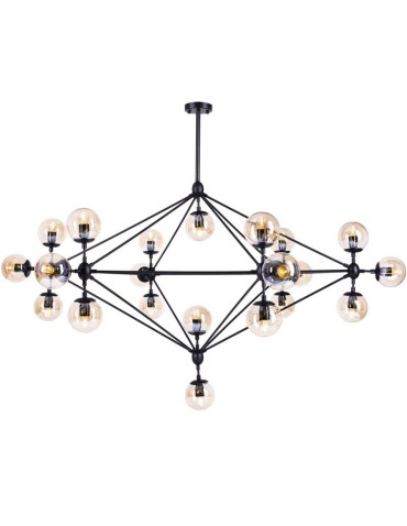 Step Into Design ASTRIFERO-21 Amber Black 165 cm Pendant ST-9047-21