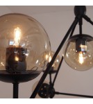Pendant lamps - Step Into Design ASTRIFERO-21 Amber Black 165 cm Pendant ST-9047-21 - product 4