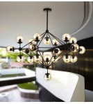 Pendant lamps - Step Into Design ASTRIFERO-21 Amber Black 165 cm Pendant ST-9047-21 - product 7