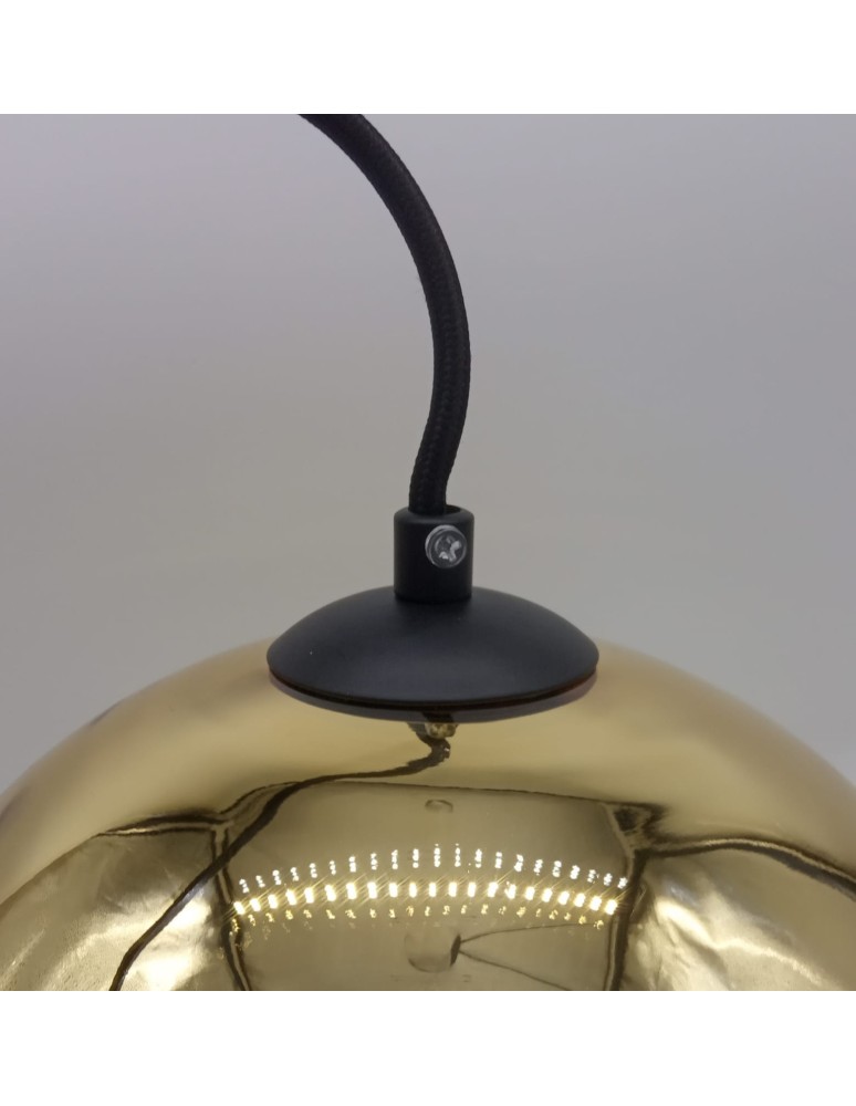 Pendant lamps - Step into Design MIRROR GLOW Pendant Lamp - M gold 30 cm ST-9021-M gold - product kolory-swiatla.pl 4