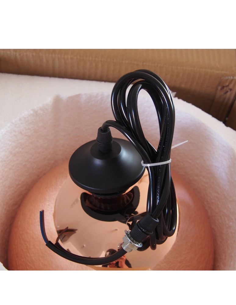 Pendant lamps - Step into Design MIRROR GLOW Pendant Lamp - M copper 30cm ST-9021-M copper. - product kolory-swiatla.pl 2