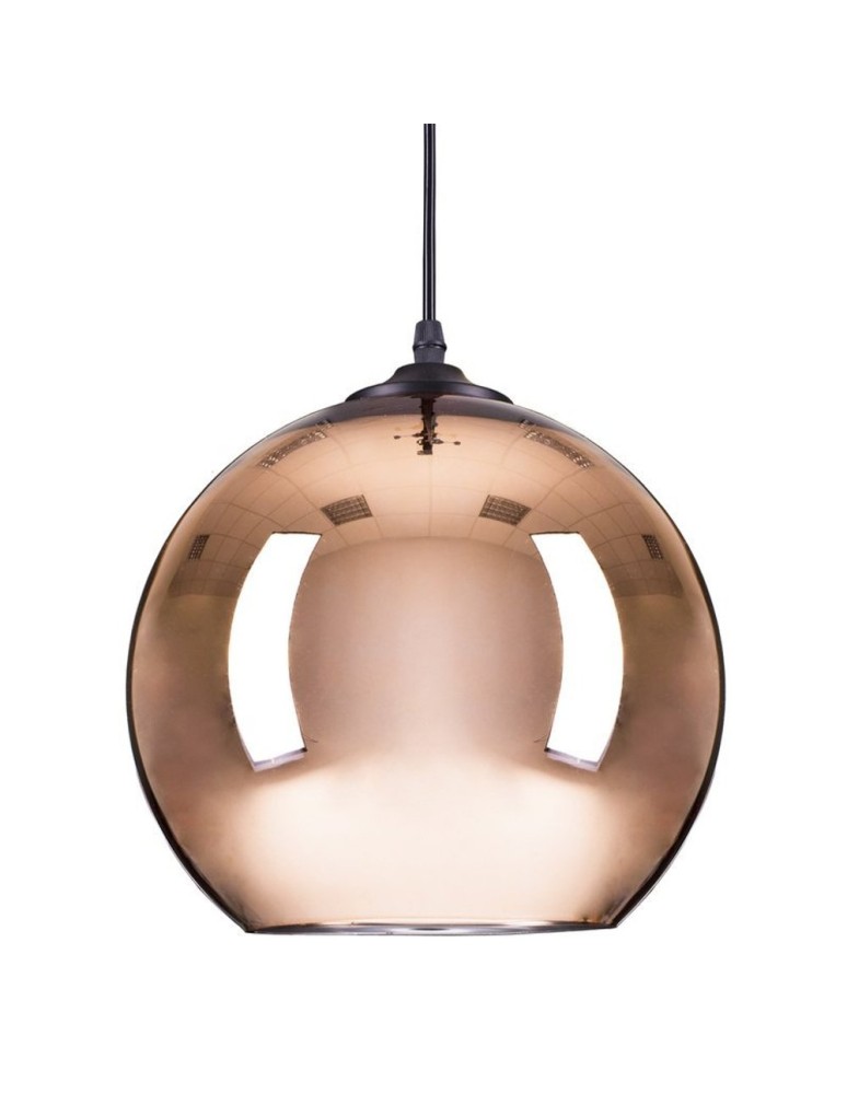 Pendant lamps - Step into Design MIRROR GLOW Pendant Lamp - L copper 40 cm ST-9021-L copper. - product kolory-swiatla.pl 1