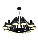 Pendant lamps - Step into Design SPIDER-16 Pendant Lamp black 90 - 215 cm ST-9233-16 - product 2