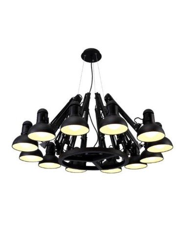 Step into Design Lampa Wisząca SPIDER-16 czarna 90 - 215 cm ST-9233-16 - produkt 2