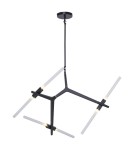 Designer pendant lamps - Step Into Design STICKS-6 Pendant lamp black ST-1001-6 black - product 1