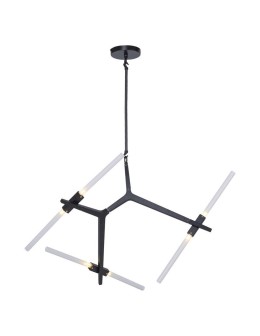Step Into Design STICKS-6 Lampa wisząca czarna ST-1001-6 black