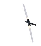 Designer pendant lamps - Step Into Design STICKS-6 Pendant lamp black ST-1001-6 black - product 5