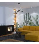 Designer pendant lamps - Step Into Design STICKS-6 Pendant lamp black ST-1001-6 black - product 10