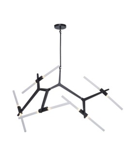 Step Into Design STICKS-10 Lampa wisząca  czarna ST-1001-10 black