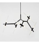 Designer pendant lamps - Step Into Design STICKS-10 Pendant lamp black ST-1001-10 black - product 3