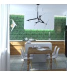 Designer pendant lamps - Step Into Design STICKS-10 Pendant lamp black ST-1001-10 black - product 13