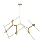 Designer pendant lamps - Step Into Design STICKS-10 gold pendant lamp ST-1001-10 gold - product 1