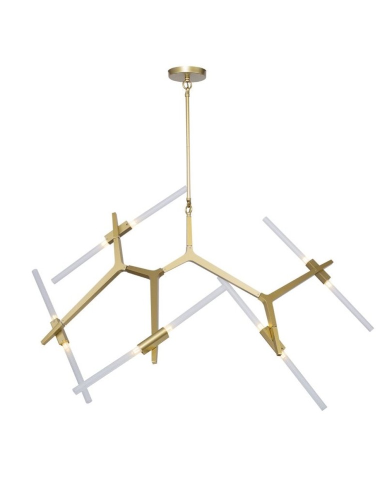 Designer pendant lamps - Step Into Design STICKS-10 gold pendant lamp ST-1001-10 gold - product kolory-swiatla.pl 1