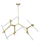 Designer pendant lamps - Step Into Design STICKS-10 gold pendant lamp ST-1001-10 gold - product 5