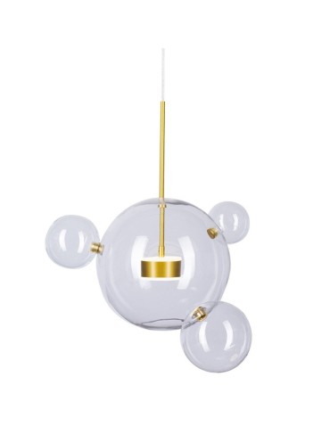 Step into Design Hanging BUBBLES 3+1 LED Transparent - Gold