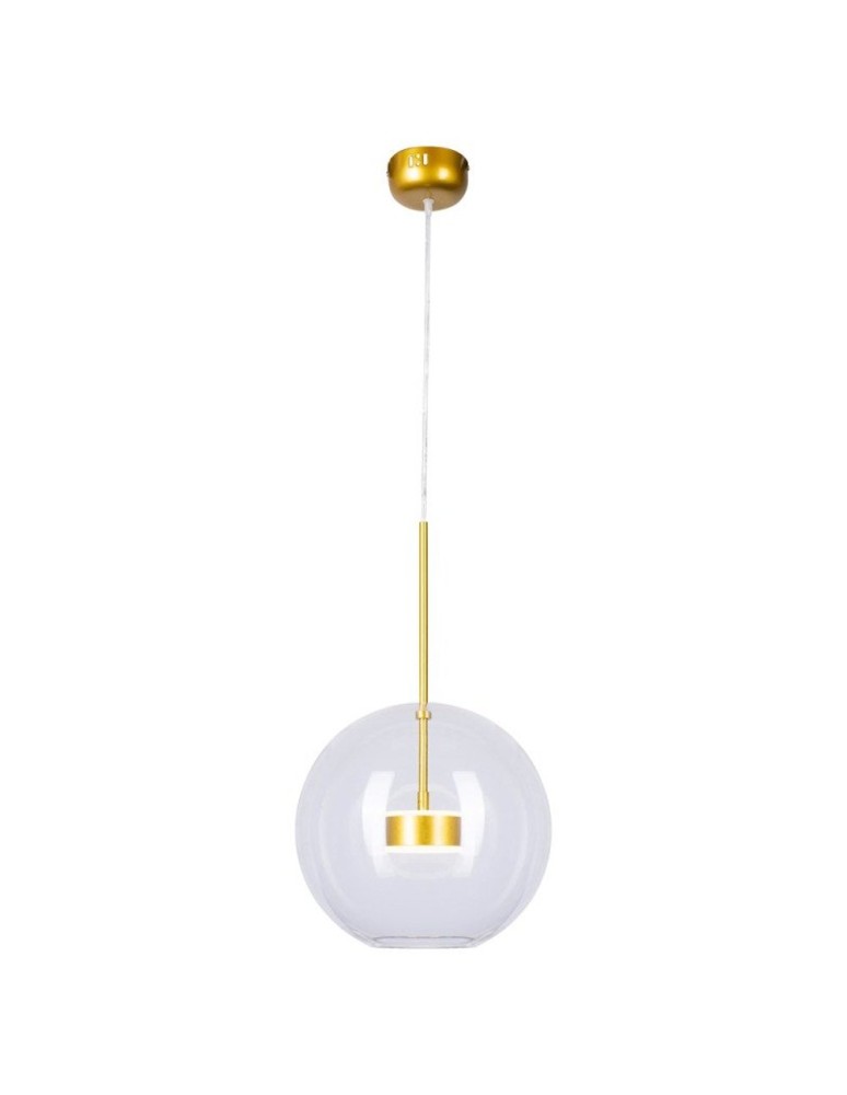 LED pendant lamps - Step into Design Pendant BUBBLES-1 LED Transparent - Gold - product kolory-swiatla.pl 1