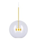 LED pendant lamps - Step into Design Pendant BUBBLES-1 LED Transparent - Gold - product 2