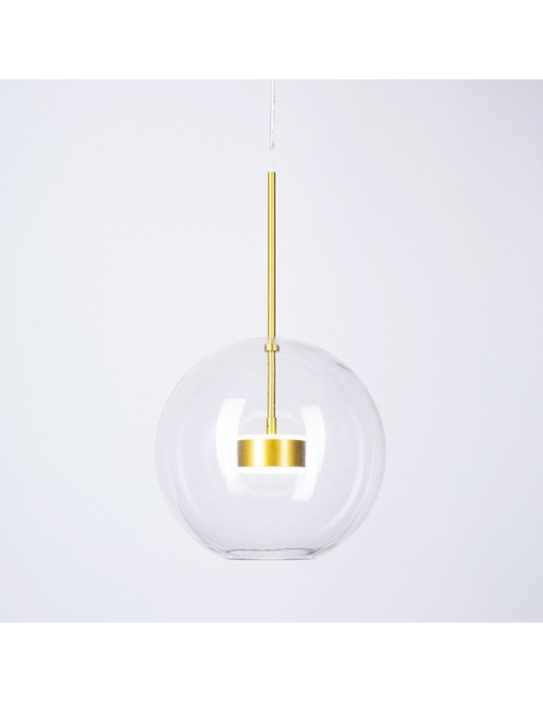 LED pendant lamps - Step into Design Pendant BUBBLES-1 LED Transparent - Gold - product kolory-swiatla.pl 3