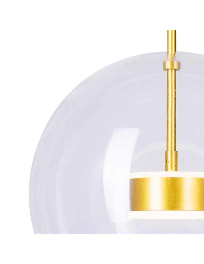LED pendant lamps - Step into Design Pendant BUBBLES-1 LED Transparent - Gold - product kolory-swiatla.pl 4