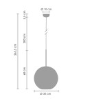 LED pendant lamps - Step into Design Pendant BUBBLES-1 LED Transparent - Gold - product 7