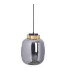 LED pendant lamps - Step into Design BOOM LED pendant lamp grey gold 25 cm 9969P/A smoky - product 1