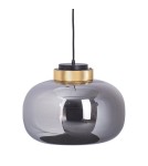LED pendant lamps - Step into Design BOOM LED pendant lamp grey gold 35 cm 9969P/B smoky - product 1