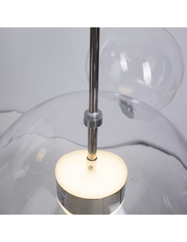 Designer pendant lamps - Step into Design BUBBLES Pendant Lamp -14 LED chrome 3000K ST-0801-14 chrome - product kolory-swiatla.pl 3