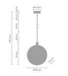 LED pendant lamps - Step into Design MARBLE 30 cm LED Pendant Lamp ST-8950-30 - product 13