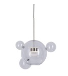 Designer pendant lamps - Step into Design BUBBLES 3+1 LED pendant lamp chrome 3000K ST-0801-3+1 chrome - product 1