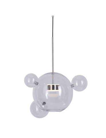 Step into Design BUBBLES 3+1 LED pendant lamp chrome 3000K ST-0801-3+1 chrome