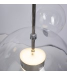 Designer pendant lamps - Step into Design BUBBLES 3+1 LED pendant lamp chrome 3000K ST-0801-3+1 chrome - product 2