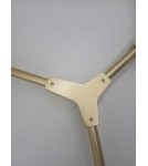 Pendant lamps - Step into Design MODERN ORCHID-6 gold transparent pendant lamp 130 cm ST-1232-6 GOLD transparent. - product 8