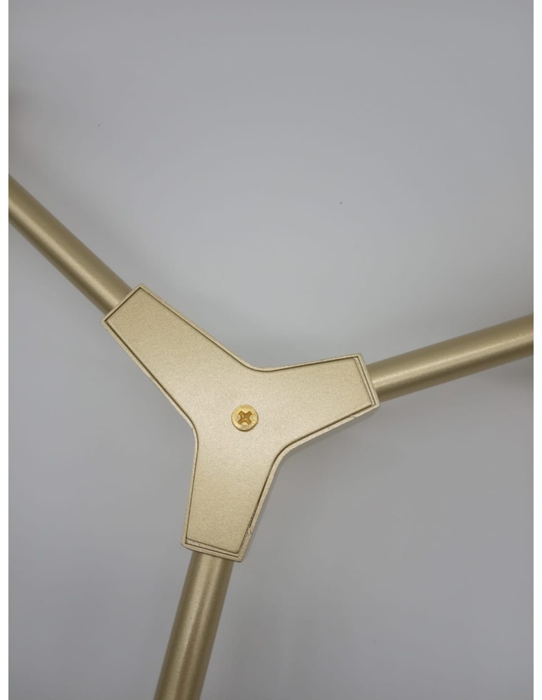 Pendant lamps - Step into Design MODERN ORCHID-6 gold transparent pendant lamp 130 cm ST-1232-6 GOLD transparent. - product kolory-swiatla.pl 9