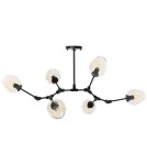 Pendant lamps - Step into Design MODERN ORCHID-6 gold transparent pendant lamp 130 cm ST-1232-6 GOLD transparent. - product 10