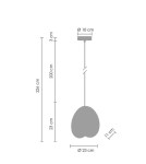 Pendant lamps - Step into Design PILLS S Pendant Lamp white 23 cm ST-5819 S WHITE - product 10