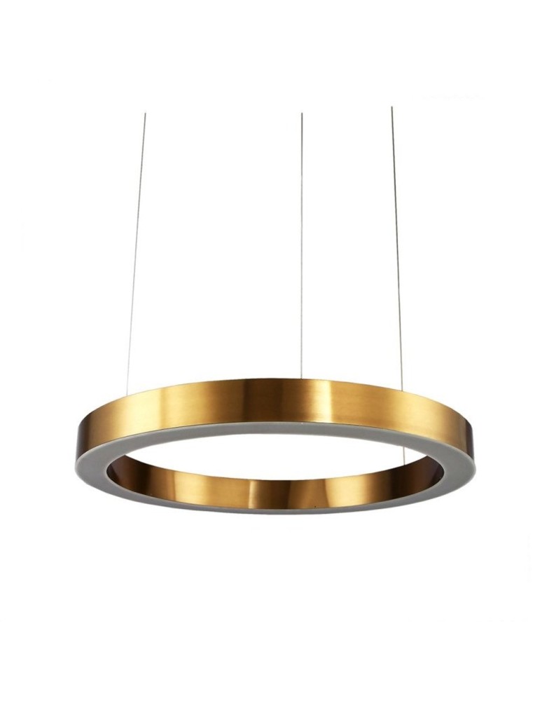 Pendant lamps circles - Step into Design CIRCLE 40 LED pendant lamp brass 40cm (ST-8848-40 brass) - product kolory-swiatla.pl 1