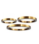 Pendant lamps circles - Step into Design CIRCLE 40 LED pendant lamp brass 40cm (ST-8848-40 brass) - product 3