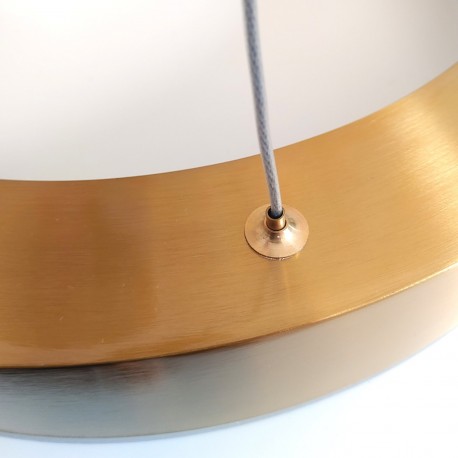 Step into Design Lampa wisząca CIRCLE 40 LED mosiądz 40cm (ST-8848-40 brass)