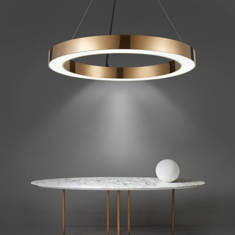 Step into Design Lampa wisząca CIRCLE 60 LED mosiądz 60cm (ST-8848-60 brass)