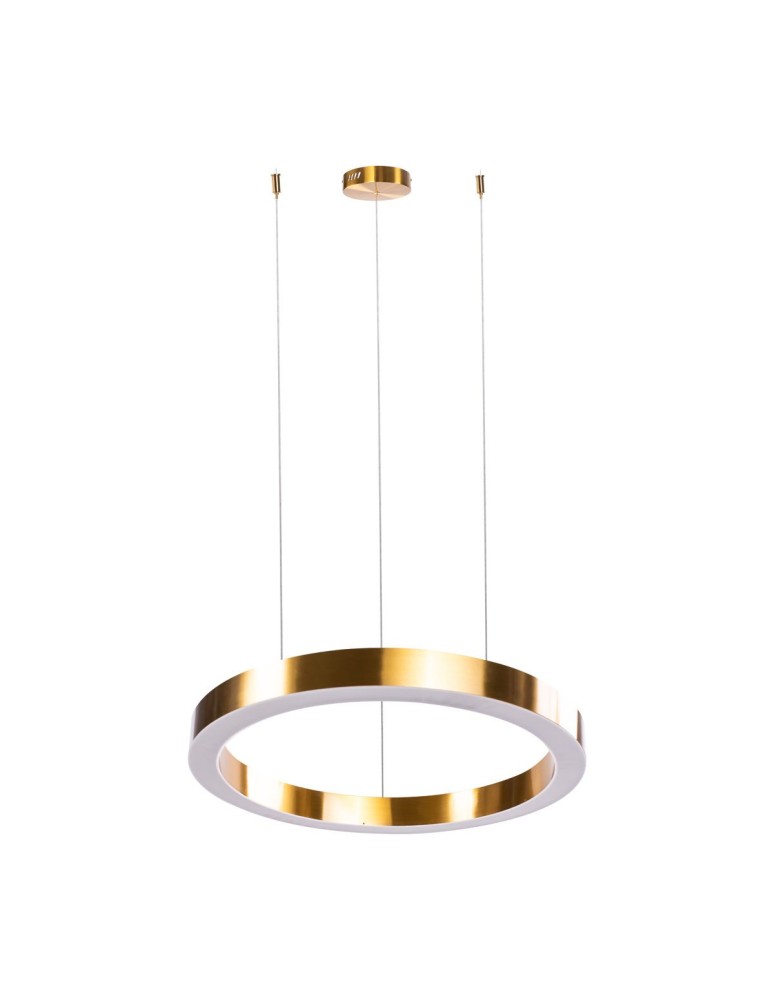 Pendant lamps circles - Step into Design CIRCLE 80 LED pendant lamp brass 80cm (ST-8848-80 brass) - product kolory-swiatla.pl 2