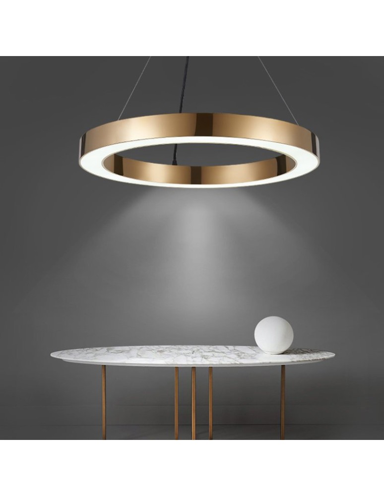Pendant lamps circles - Step into Design CIRCLE 80 LED pendant lamp brass 80cm (ST-8848-80 brass) - product kolory-swiatla.pl 9