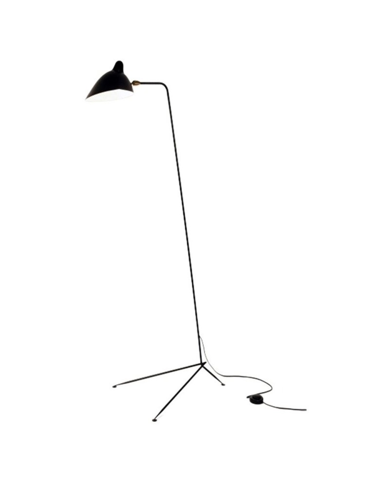 Loft floor lamps - industrial - Step into Design Floor lamp CRANE-F1 black 160 cm F8701 - product kolory-swiatla.pl 1