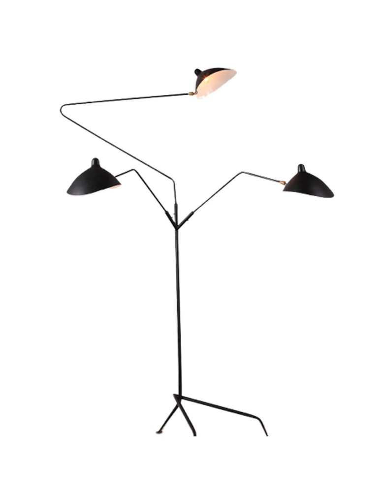 Loft floor lamps - industrial - Step into Design Floor lamp CRANE-F1 black 160 cm F8701 - product kolory-swiatla.pl 2